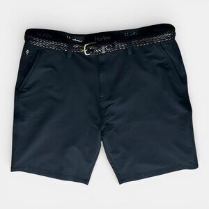 Hurley Black Performance Hybrid Shorts Mens 38 10” Inseam Stretch